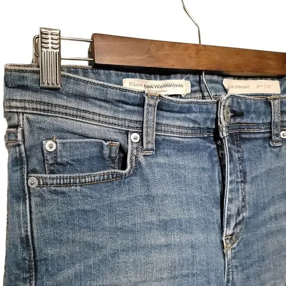 Anthropologie Pilcro and The Letterpress Slim Straight Jeans 27 - Picture 7 of 15